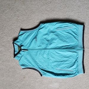 GUC Aqua Blue Vest with 2 Pockets, Size XS